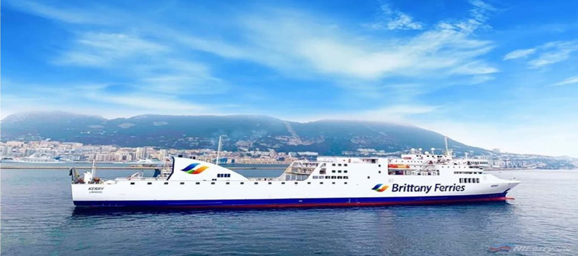 Brittany Ferrries vessel Kerry out at sea
