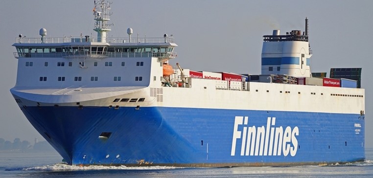 Finnpulp vessel - Finnlines to launch twice weekly Rosslare to Zeebrugge service each way